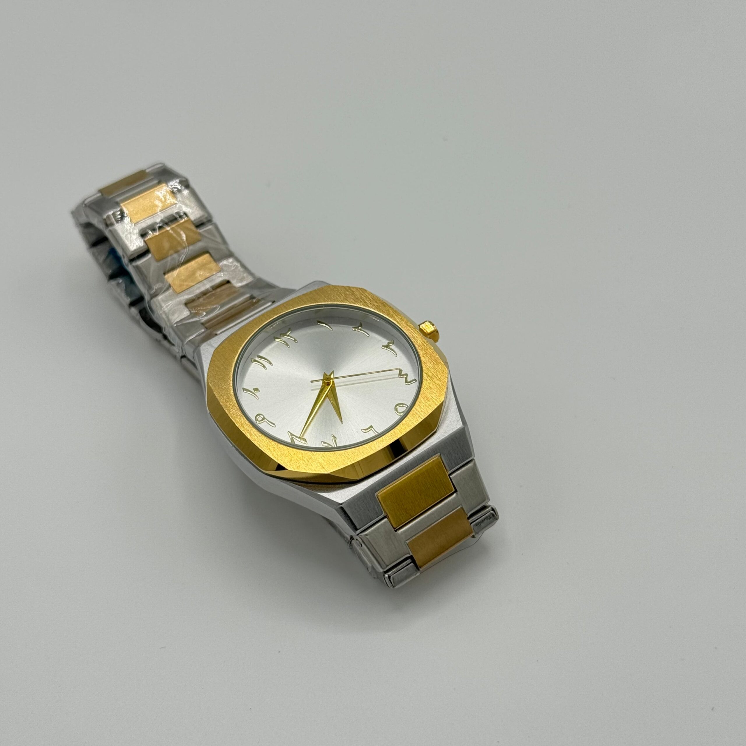 Arabic Dial Stainless Steel Two Tone Watch - Image 2