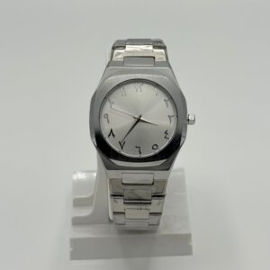 Arabic Dial Stainless Steel Watch For Men